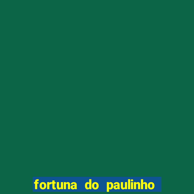 fortuna do paulinho do roupa nova